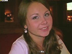 HDZog Young Looking Brunette Mystica Sucks Cock In Public