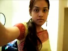 TubeDupe Cute Desi Teen Strips On Cam